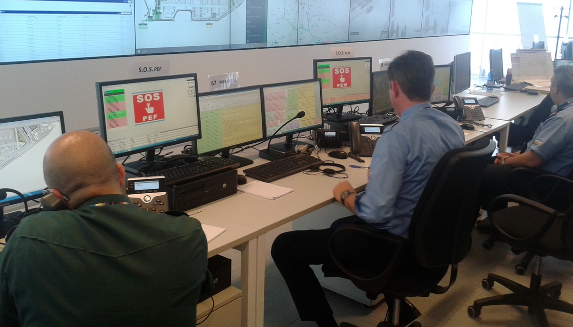 Centrale operativa per gestione e monitoraggio di sistemi SOS stradali